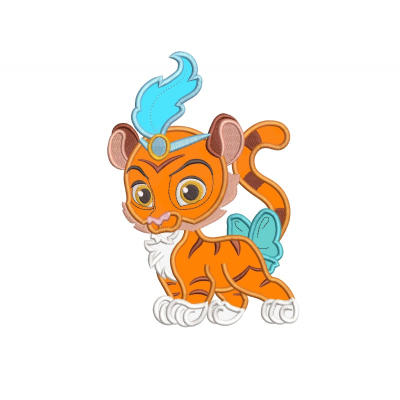 Palace Pets Sultan the Tiger Applique Design