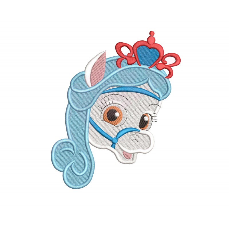 Palace Pets Sweetie Pony Head Embroidery Design