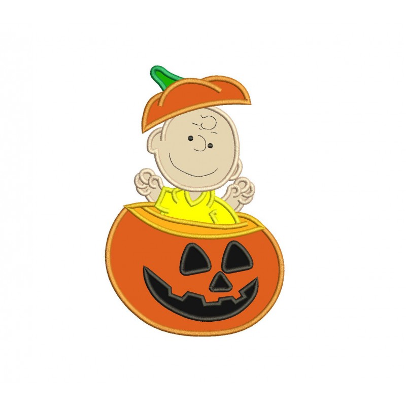 Peanuts Halloween The Great Pumpkin Applique Design