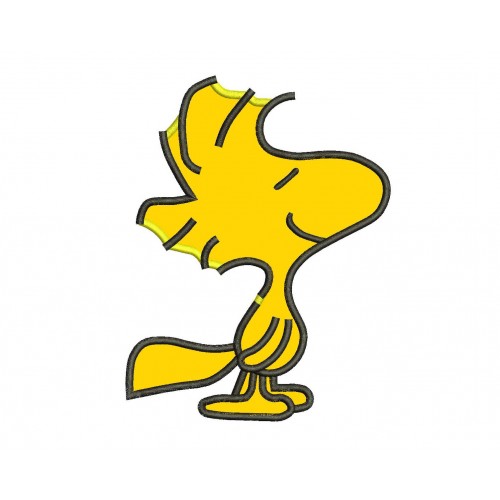 Peanuts Woodstock Applique Design