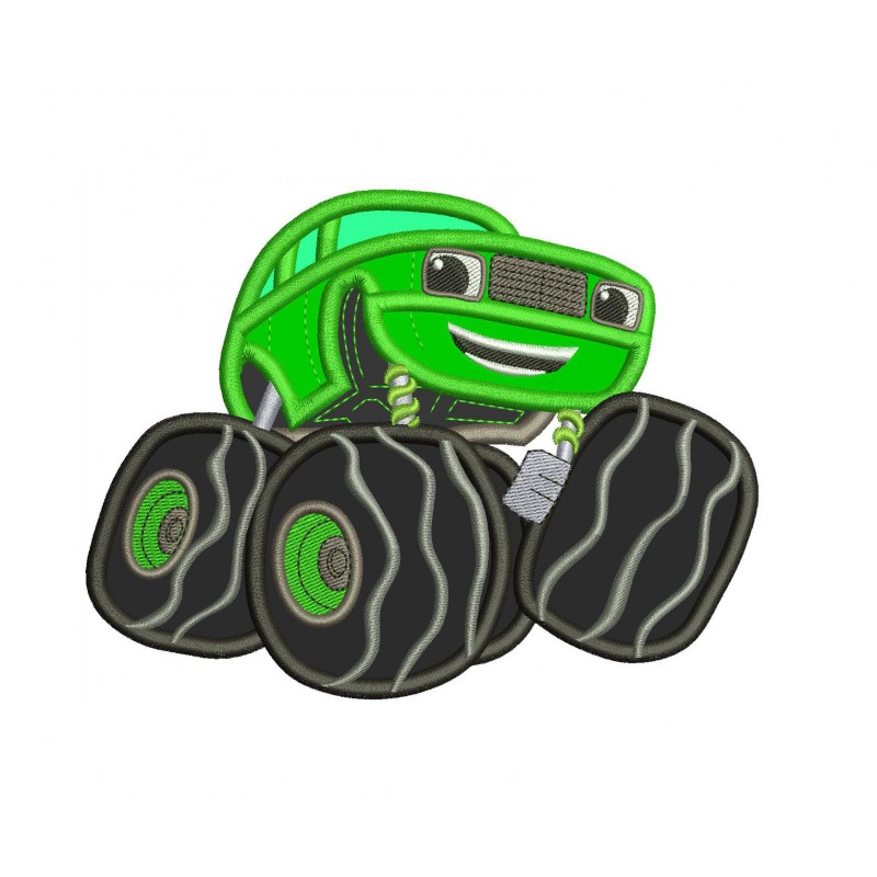 Pickle Blaze and the Monster Machines Applique Design