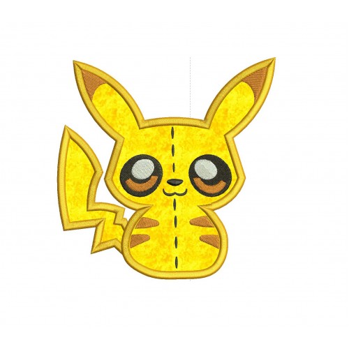 Pikachu Applique Design