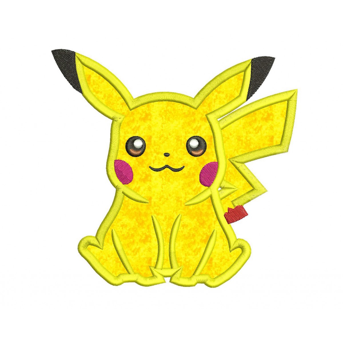 Pokemon Pikachu Applique Design