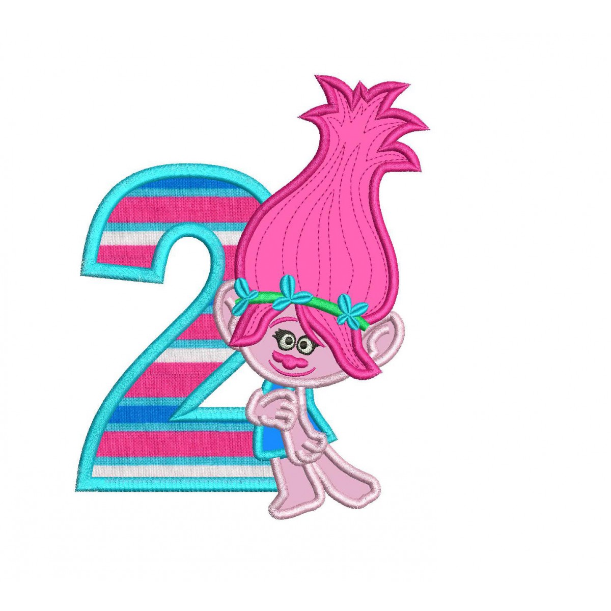 Bridget Trolls Applique Design