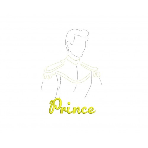 Prince Sketch Embroidery Design - Prince Embroidery