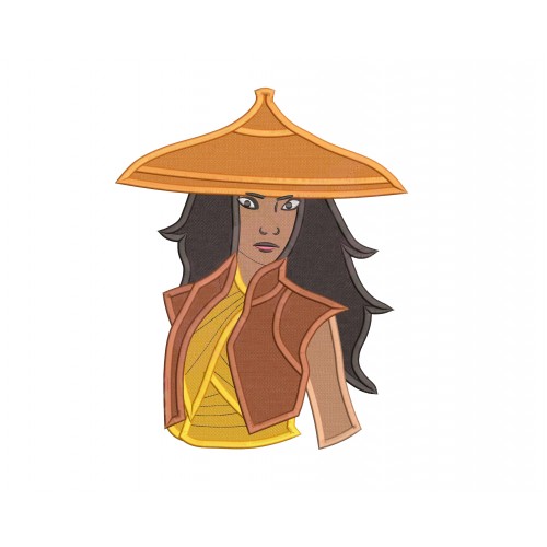 Raya and the Last Dragon Embroidery Design