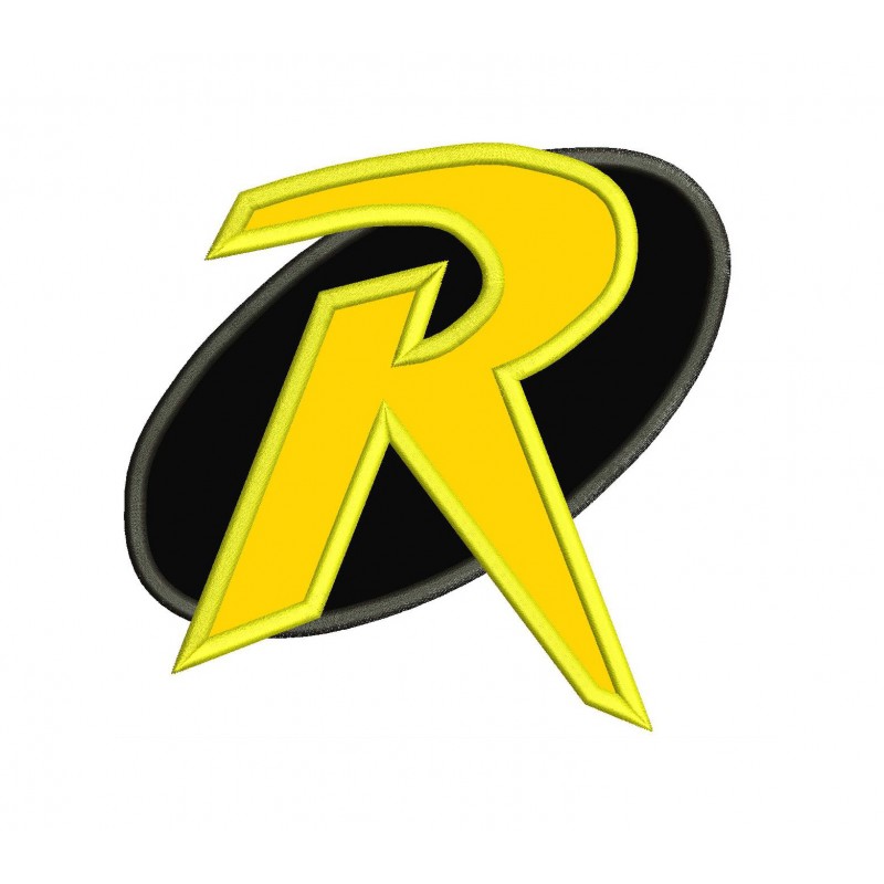 Robin Hero Logo Applique Design