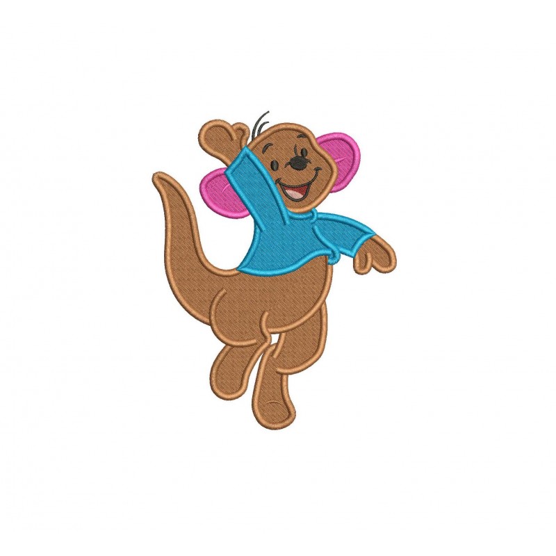 Roo Winnie the Pooh Fill Stitch Embroidery Design