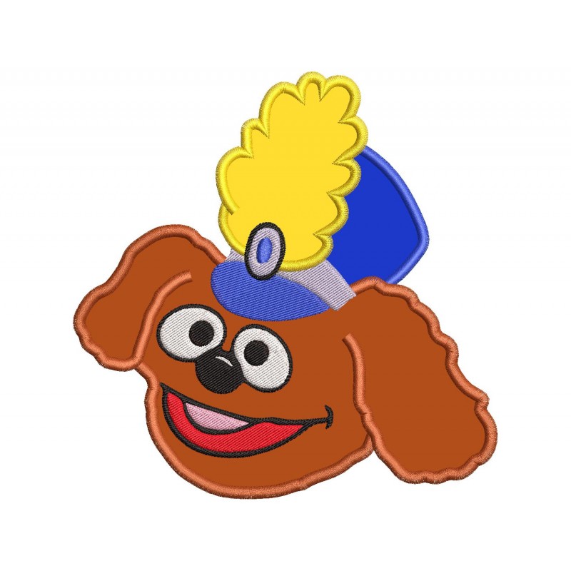 Rowlf the Dog Muppet Babies Applique Deign Embr