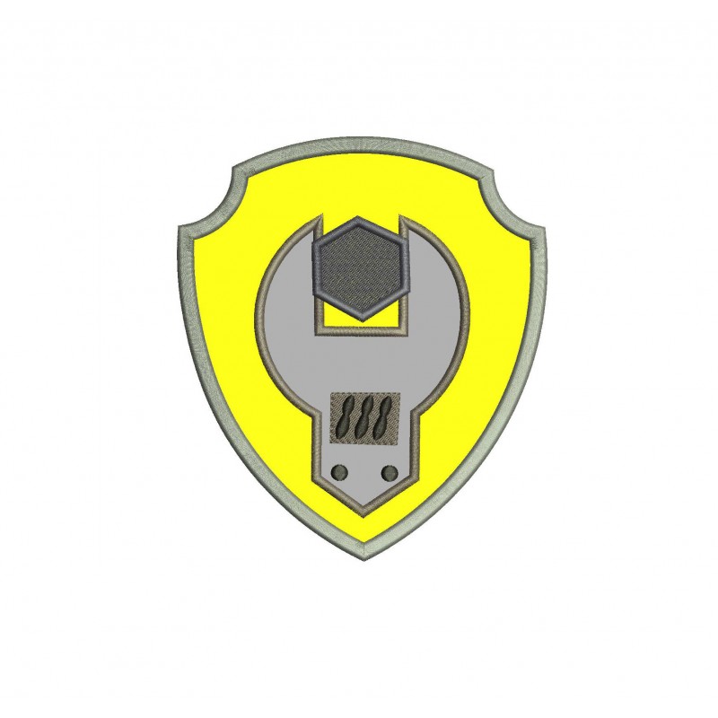 Rubble Badge Rubble Logo Applique Design