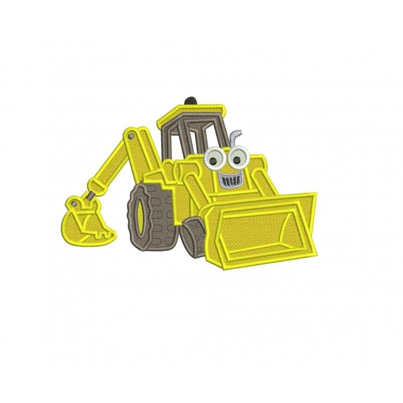 Scoop The Digger Bob The Builder Embroidery Design