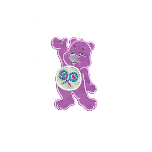 Share Bear Care Bears Filled Stitch Embroidery Design