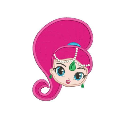 Shimmer Head Applique Design