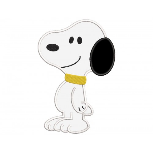 Snoopy Applique Design Embr