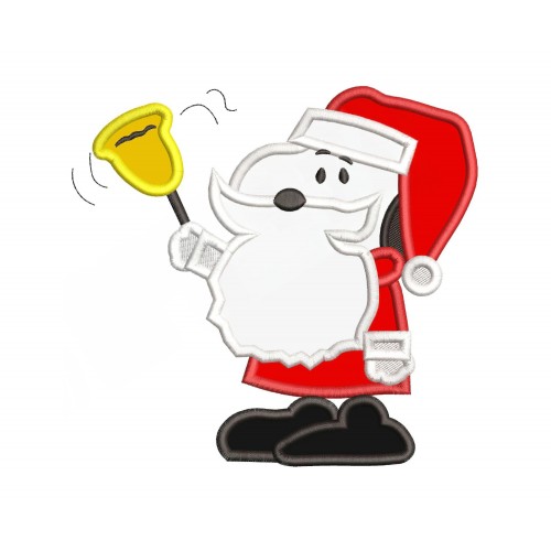 Snoopy Christmas Applique Design