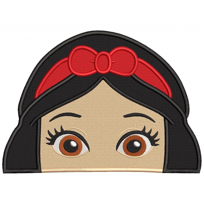 Snow White Embroidery Design Embr