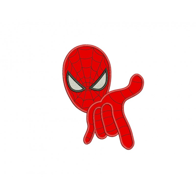 SpiderMan SuperHero Applique Design