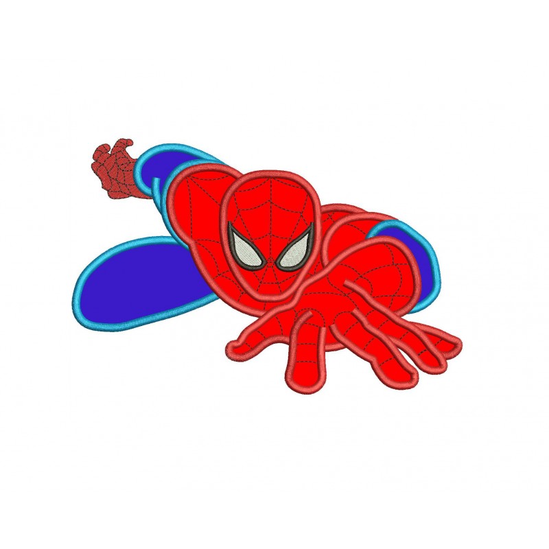 SpiderMan Superheroes Applique Design