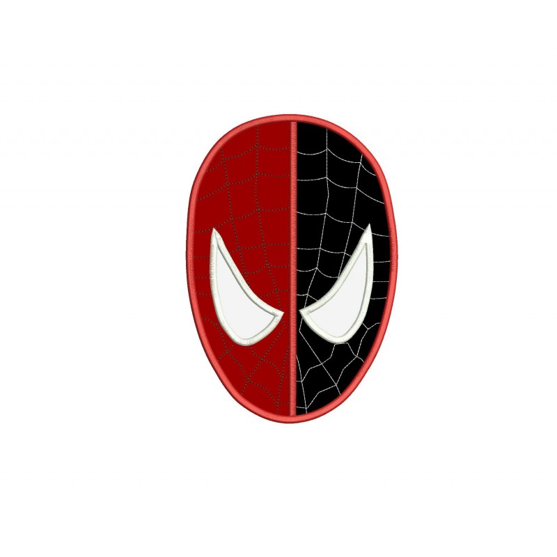 SpiderMan Venom Face Applique Design