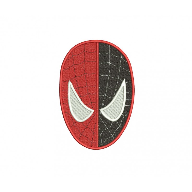 SpiderMan Venom Face Filling Stitch Embroidery Design