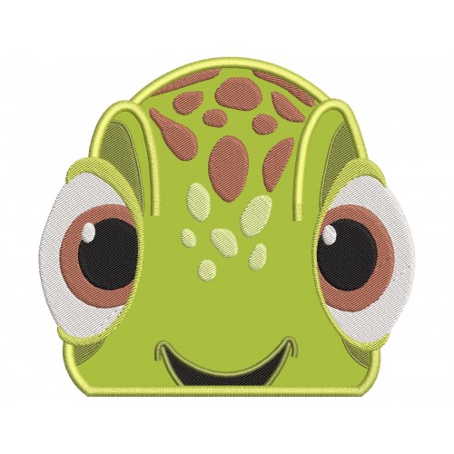 Squirt the Turtle Finding Dory Applique Design Embr