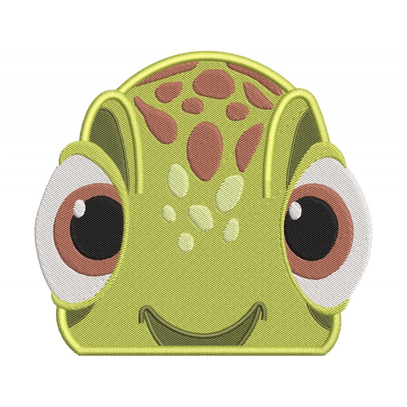 Squirt the Turtle Finding Dory Embroidery Design Embr