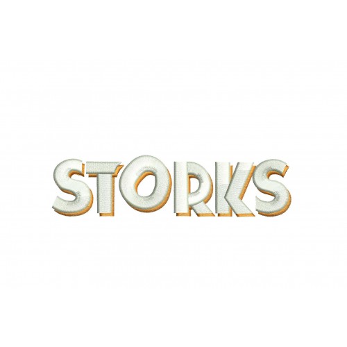 Storks Logo Embroidery Design