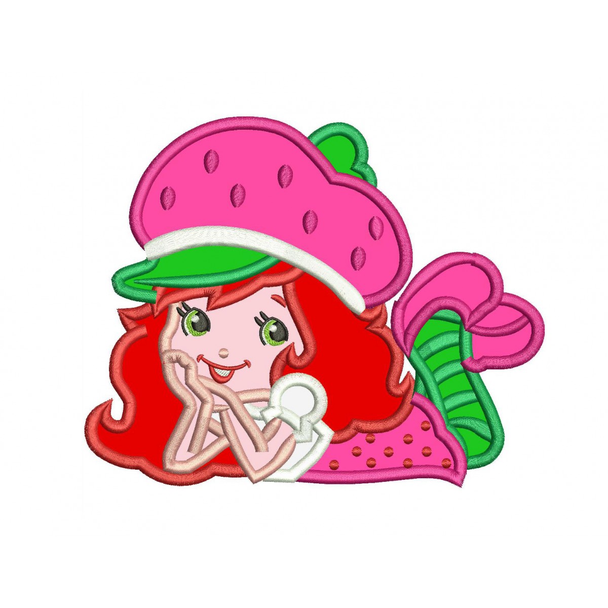 Strawberry Box Applique Design For Machine Embroidery Size 5x5 4x4 & 6x6 INSTANT DOWNLOAD now available doll shirt s 2.5