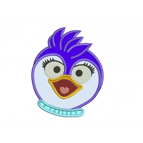 Summer the New Muppet Baby Face Applique Design