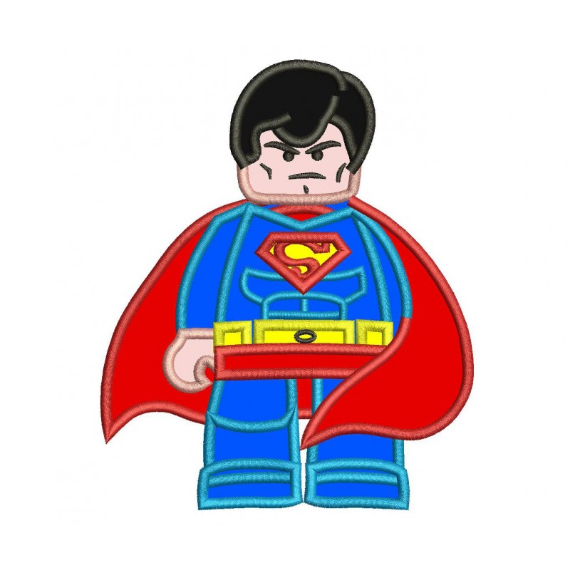 Super Boy Applique Design