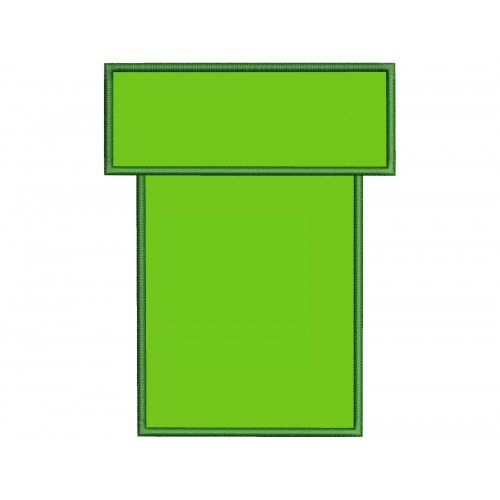 Super Mario Pipe Applique Design Embr