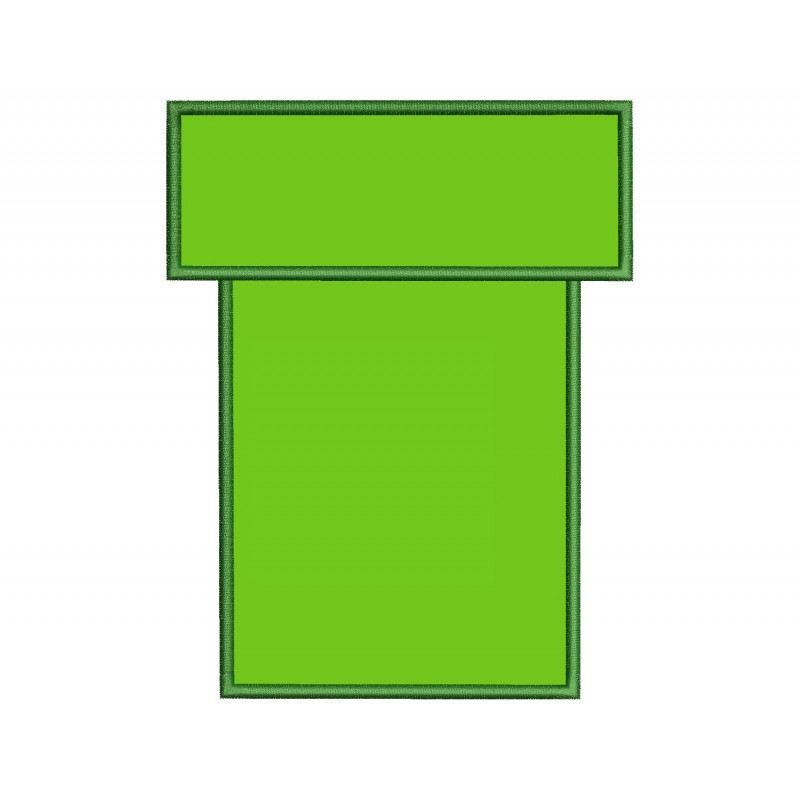 Super Mario Pipe Applique Design Embr