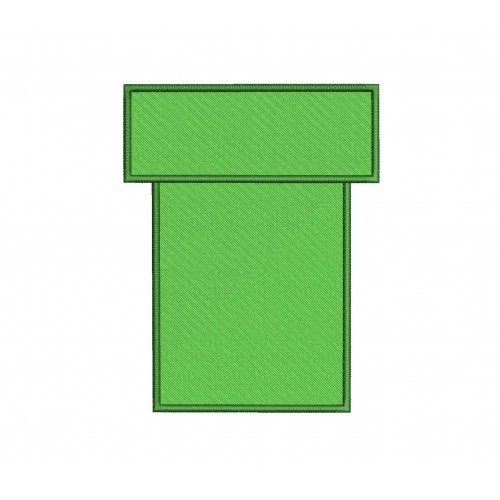 Super Mario Pipe Embroidery Design Embr
