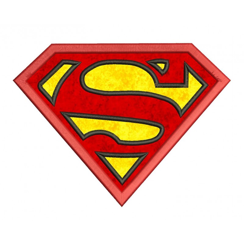 Superman Applique Design