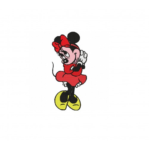 Sweet Minnie Mouse Embroidery Design