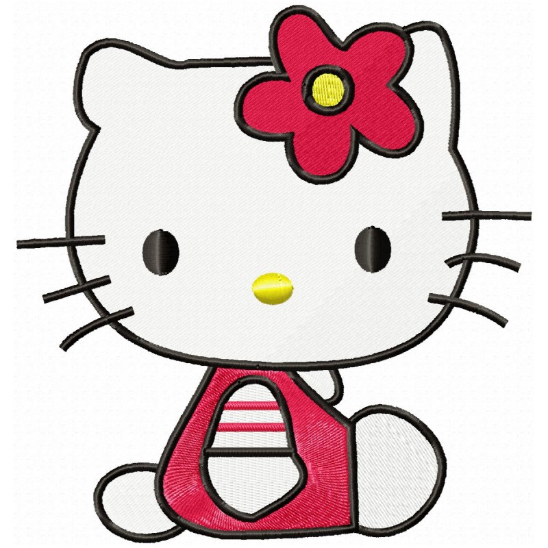 Sweetie Hello Kitty Embroidery Design