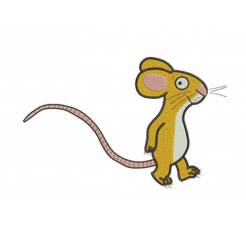 The Gruffalo Mouse Embroidery Design