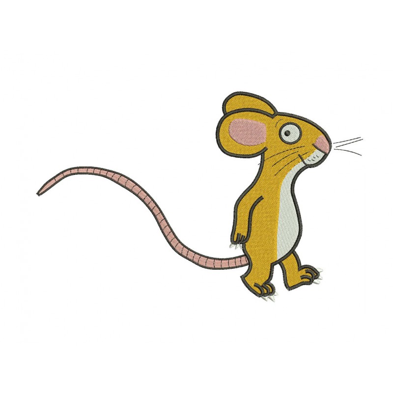 The Gruffalo Mouse Embroidery Design