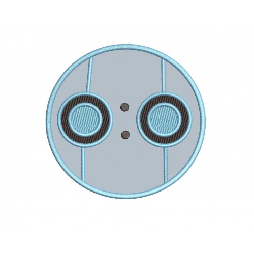 The Wild Robot Head Applique Design
