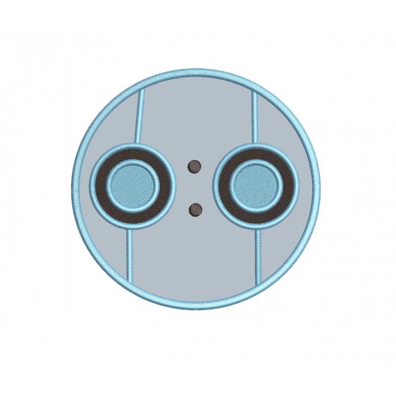 The Wild Robot Head Applique Design