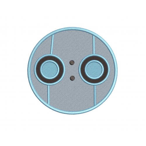 The Wild Robot Head Embroidery Design