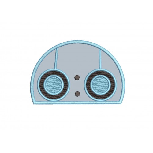 The Wild Robot Peeker Applique Design