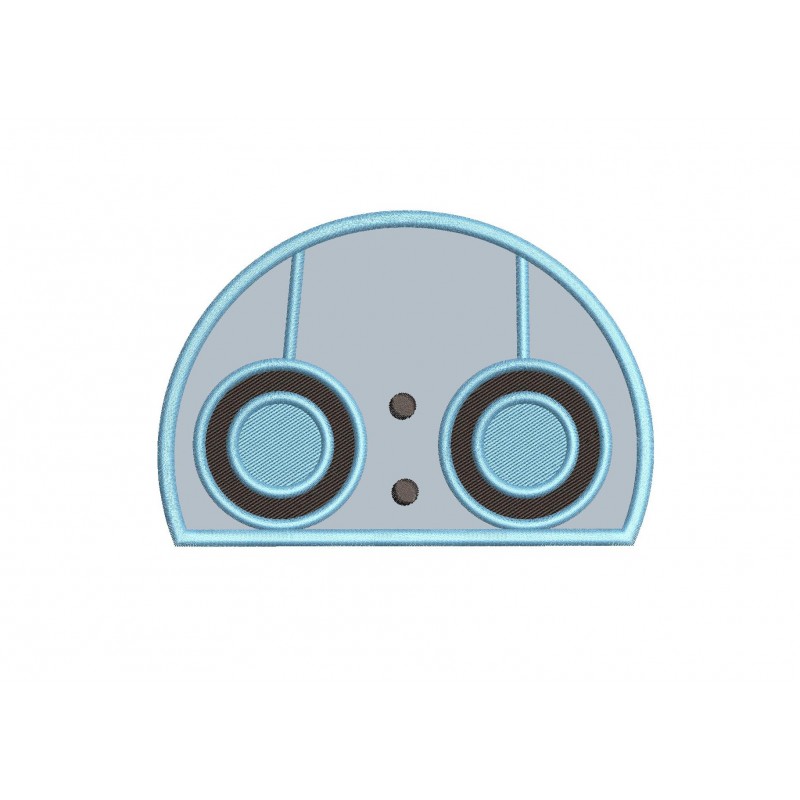 The Wild Robot Peeker Applique Design