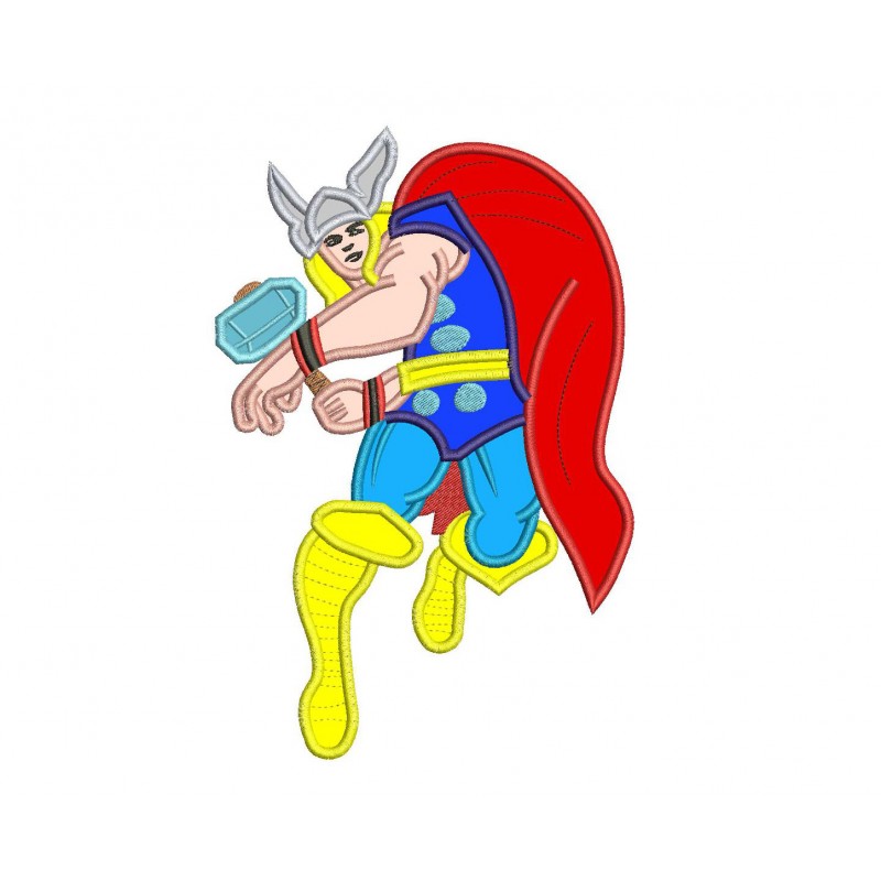 Thor Avengers Applique Design