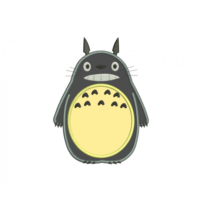 Totoro Applique Design