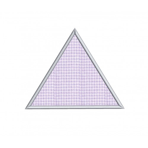 Triangle Applique Design Shape Applique Embroidery Design