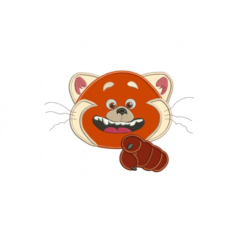 Turning Red The Panda in You Applique Design