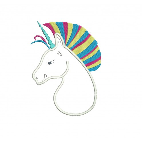 Unicorn Applique Design Unicorn Applique Files