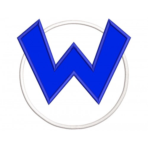 Wario W Applique Design Embr
