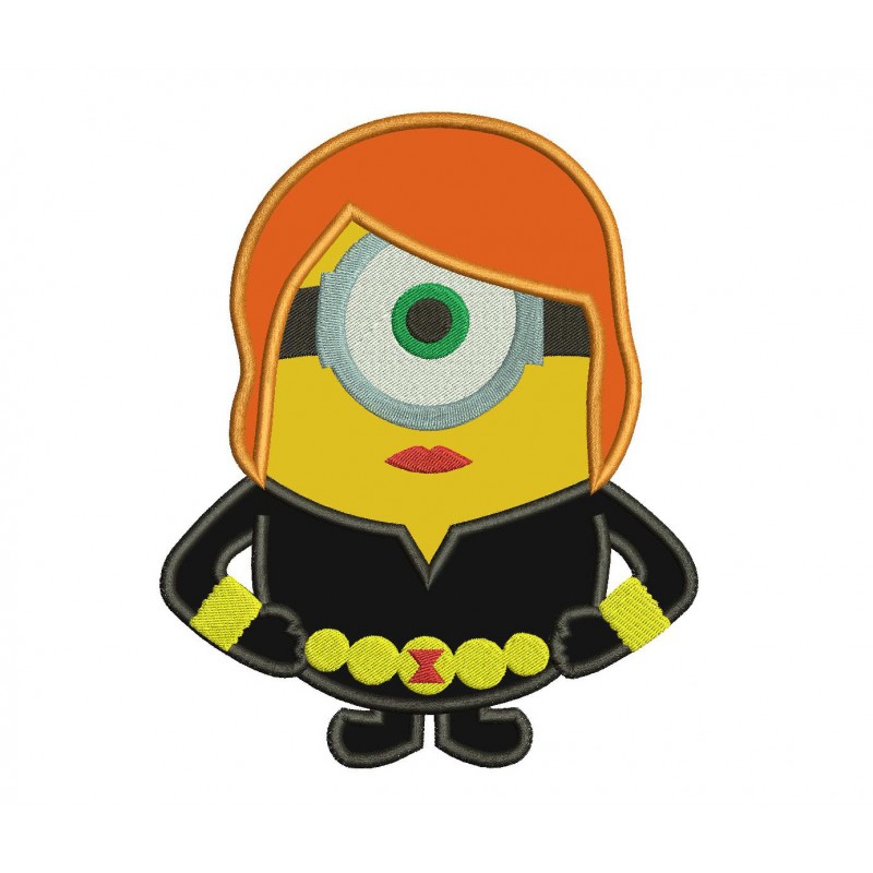 Widow Minion Applique Design